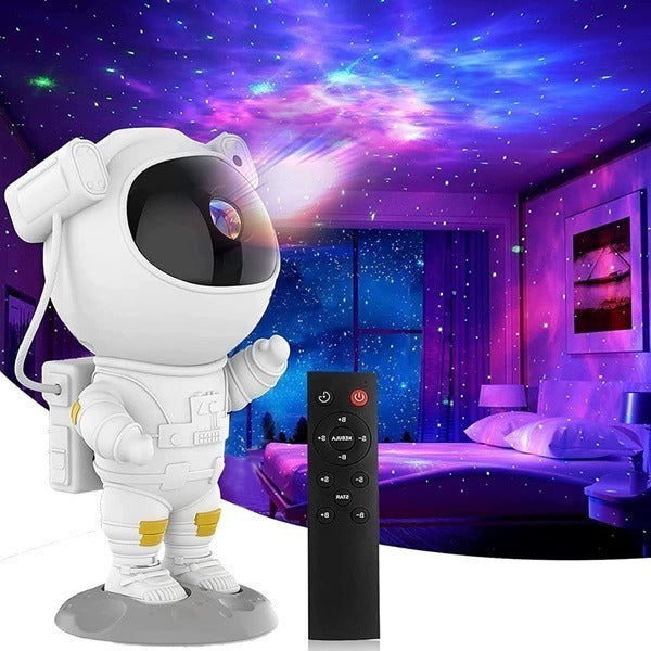 Astronaut Night Light Projector with Remote Control Timer 360° Adjustable Kids Astronaut Led Lamp for Baby Adults Bedroom, Gaming Room, Home Party
