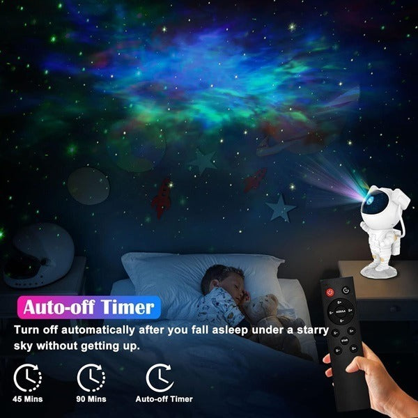 Astronaut Night Light Projector with Remote Control Timer 360° Adjustable Kids Astronaut Led Lamp for Baby Adults Bedroom, Gaming Room, Home Party