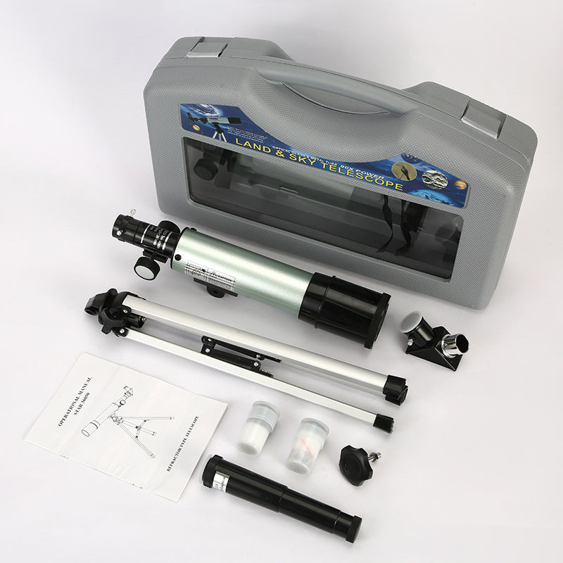 Astronomical Reflector Telescope with Tripod – No-Tool Setup Monocular for Moon Viewing, Stargazing & Photography | Beginner-Friendly Telescope for Kids & Adults