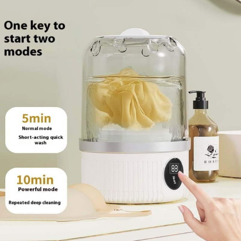 Attractive Mini Washing Machine – Portable Compact Washer for Small Loads & Travel Use
